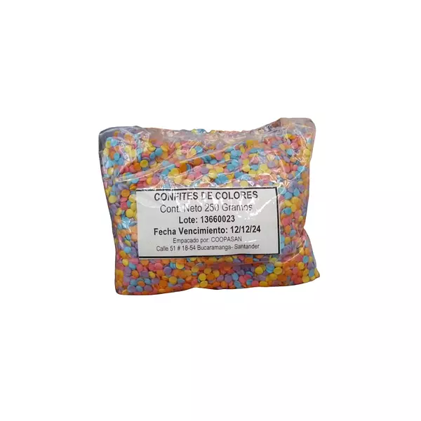 Grageas  Figura Confeti Empaque