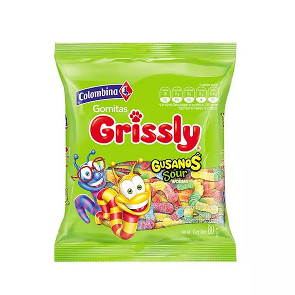 Gomitas Grissly Gusanos