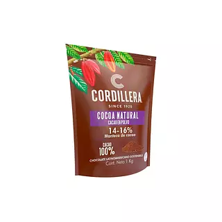 Cocoa Natural en Polvo Cordillera