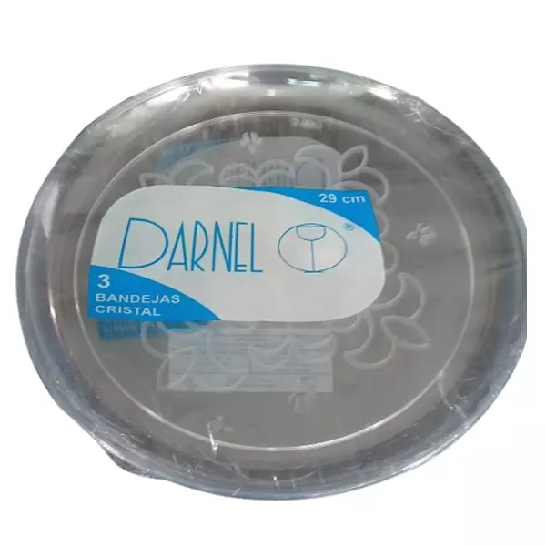 Bandeja Cristal 29 Cm X3 Und