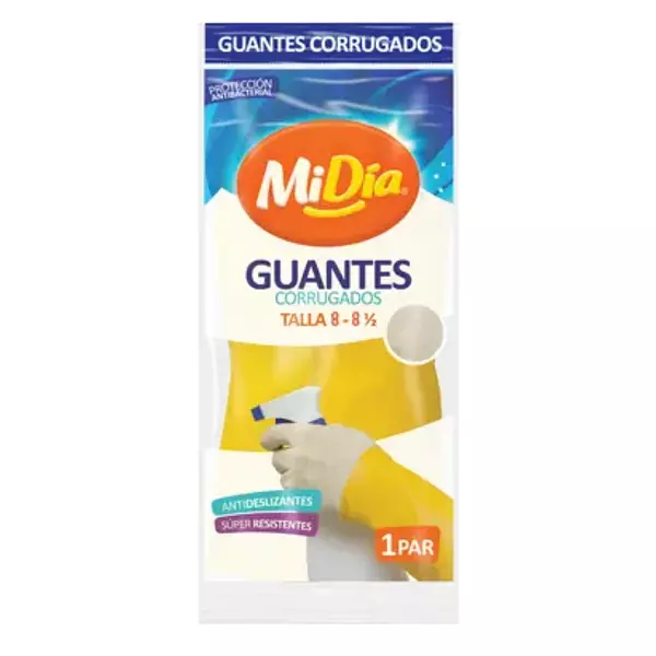 Guantes Corrugados Talle 8-8 1/2 Midia