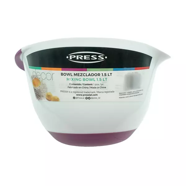 Bowl Mezclador 1.5 Ltr Press 