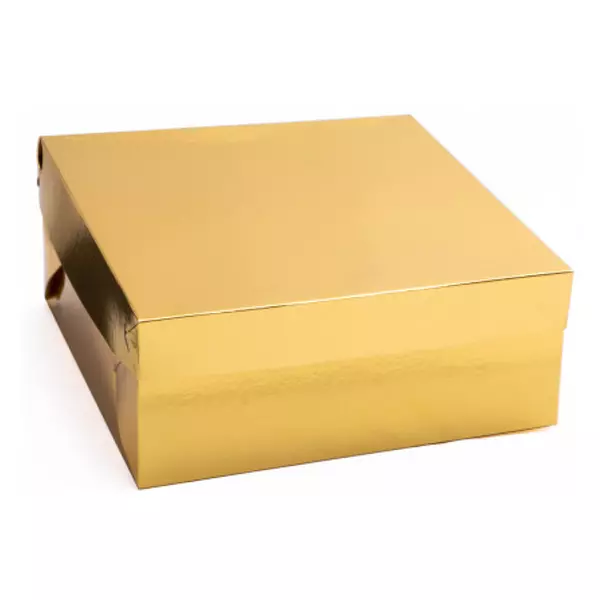Caja Tapa Y Base Metalizada 30X30 Milcajas 