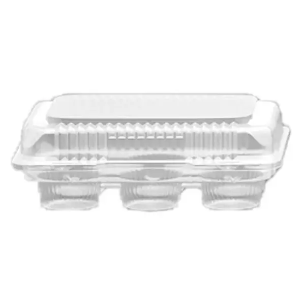 Contenedor Con Tapa Alta Visualpack Vn-6 Paq  