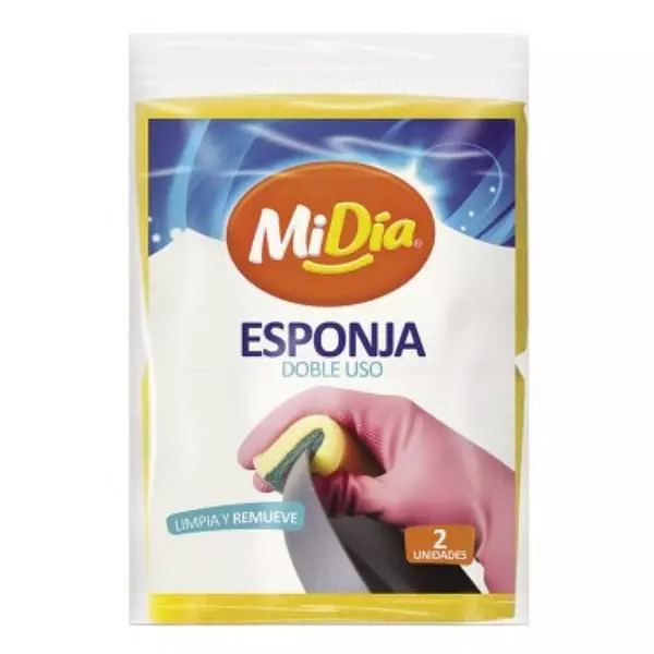 Esponja Doble Uso Mi Dia X 2 Unidades