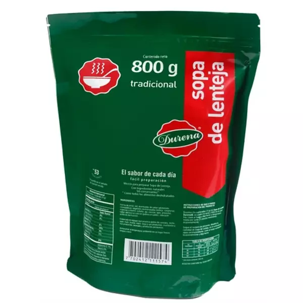 Sopa De Lenteja Premium Durena