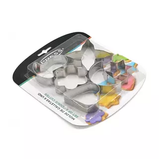 Molde Cortador De Galletas 6 Un Acero Inox.Press