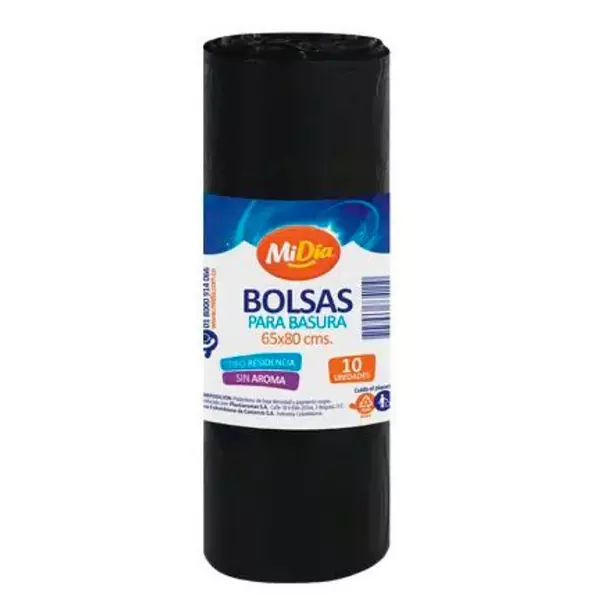 Bolsa Negra 65X80 Cms Midia