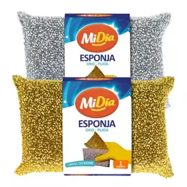 Esponja Oro/Plata Unidad Mi Dia