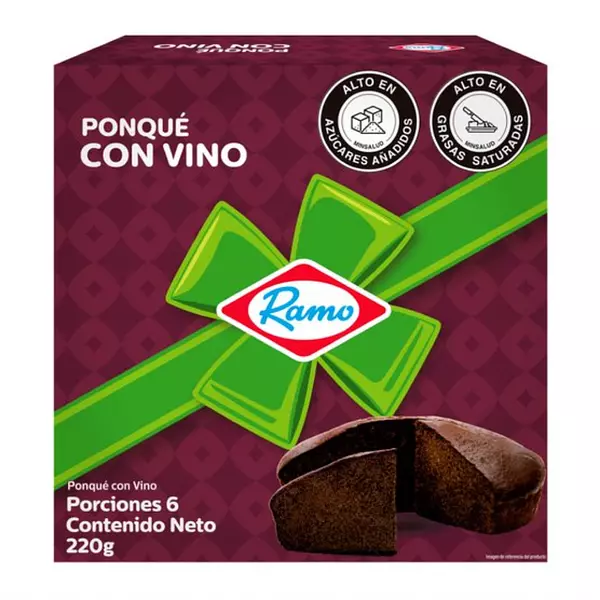 Ponque De Vino Caja Ramo