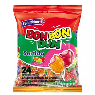 Bom Bom Bum Sabores Surtidos Bolsa X 24 Und Colomb