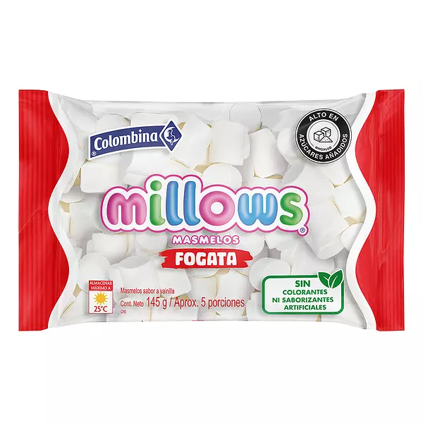 Masmelo Millows Fogata Blanco Bolsa Col