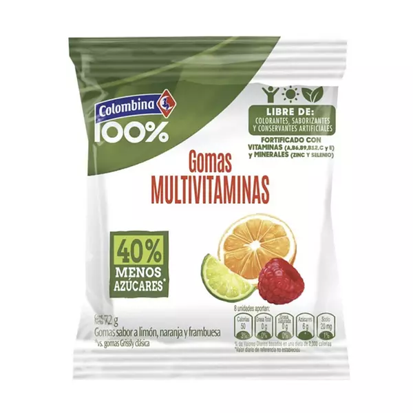 Gomas Multivitaminas Colombina