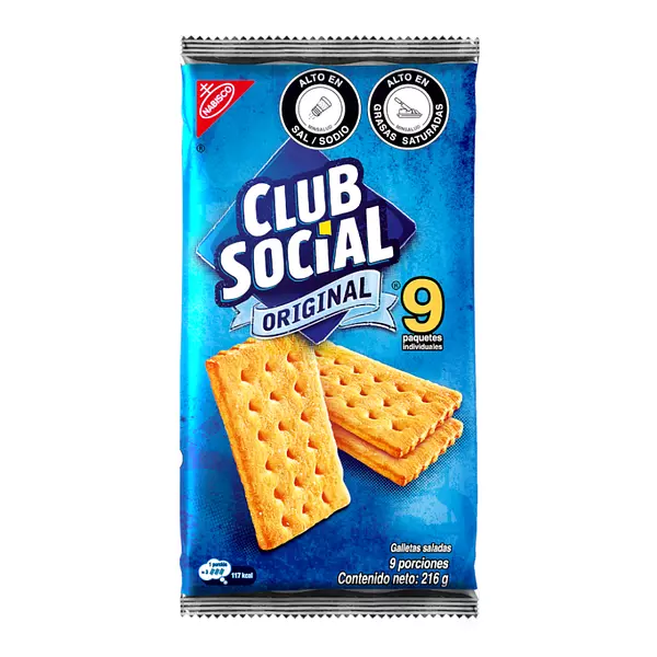 Galletas Club Social Original X 9 Porci