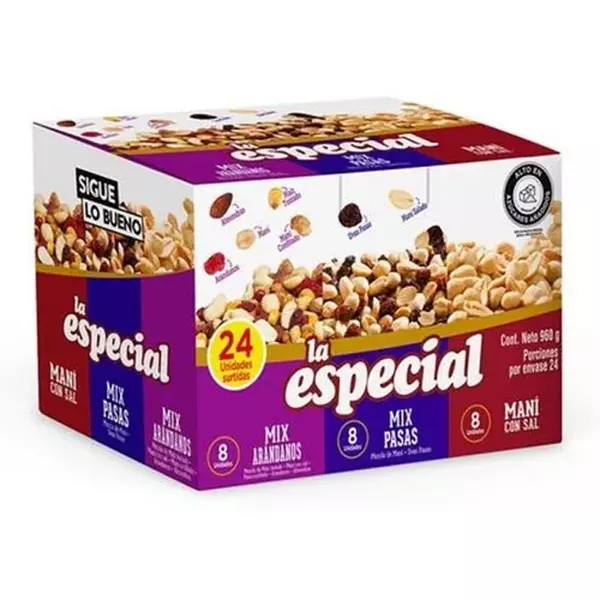 Caja De Mani Surtido La Especial X 24 Und