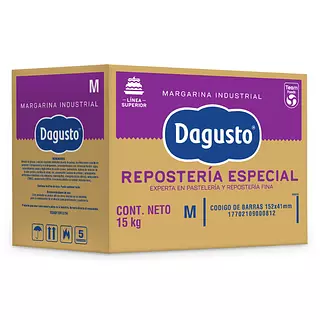 Margarina Dagusto Reposteria