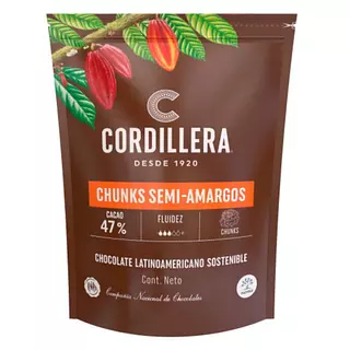 Cobertura Chocolate Semiamargo Chunks Al 47%