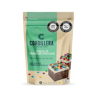 Grageas De Chocolate Confitadas De Colores Cordillera