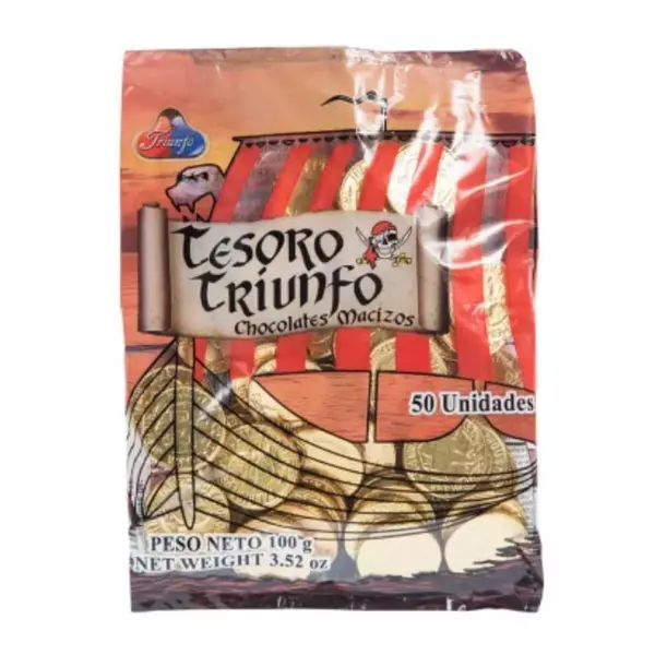 Monedas De Chocolate 50und Triunfo