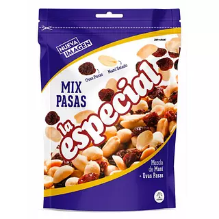 Maní La Especial Mezcla De Pasas