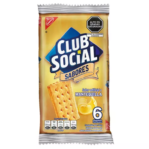 Galletas Club Social Mantequilla 9und