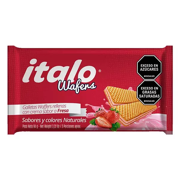 Galleta Wafers Fresa Italo