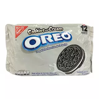 Galleta Oreo Cookie & Cream 12 Und