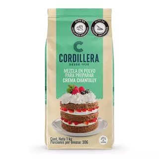 Crema Chantilly Polvo Cordillera