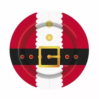 Plato 7 Oz (Papa Noel - Corazones Surtidos)