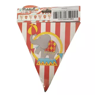 Banderin Trinagulo Para Fiesta Tematica