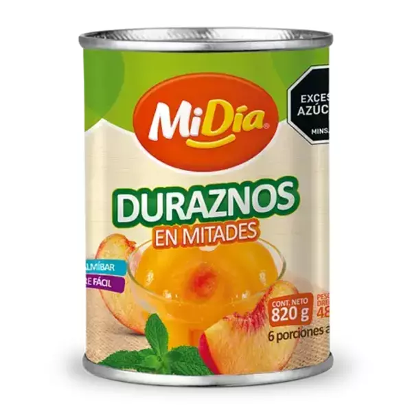 Durazno En Mitades Midía