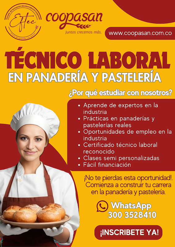 Tecnico Laborar en Panaderia y Pasteleria