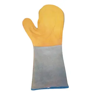 Guante Tipo Panadero En Vaqueta De 22 Cm