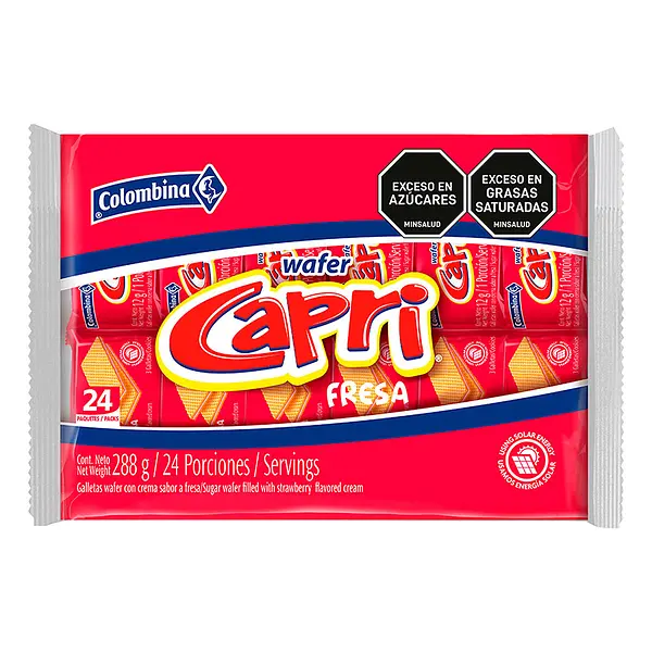 Galleta Capri Fresa